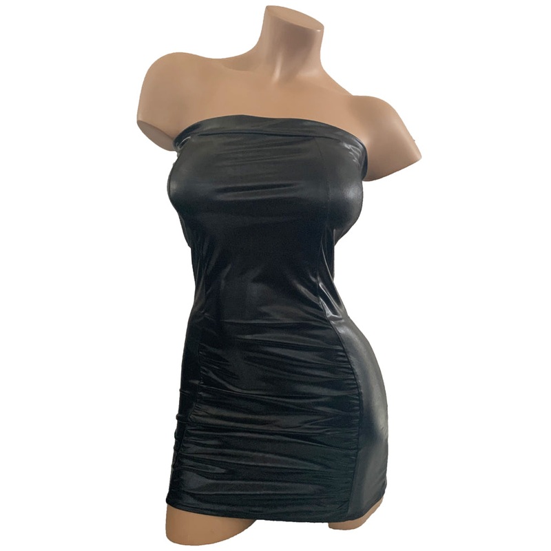 Poison Rose – Strapless Wetlook Dress