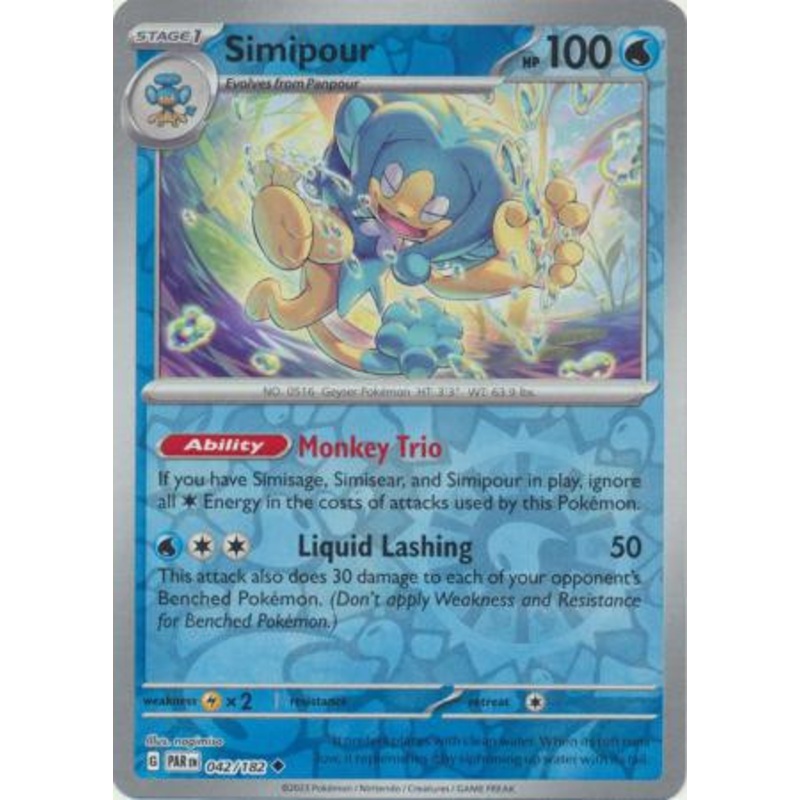 SV Paradox Rift 042/182 Simipour (Reverse Holo)