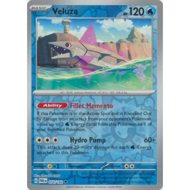 SV Paradox Rift 054/182 Veluza (Reverse Holo)