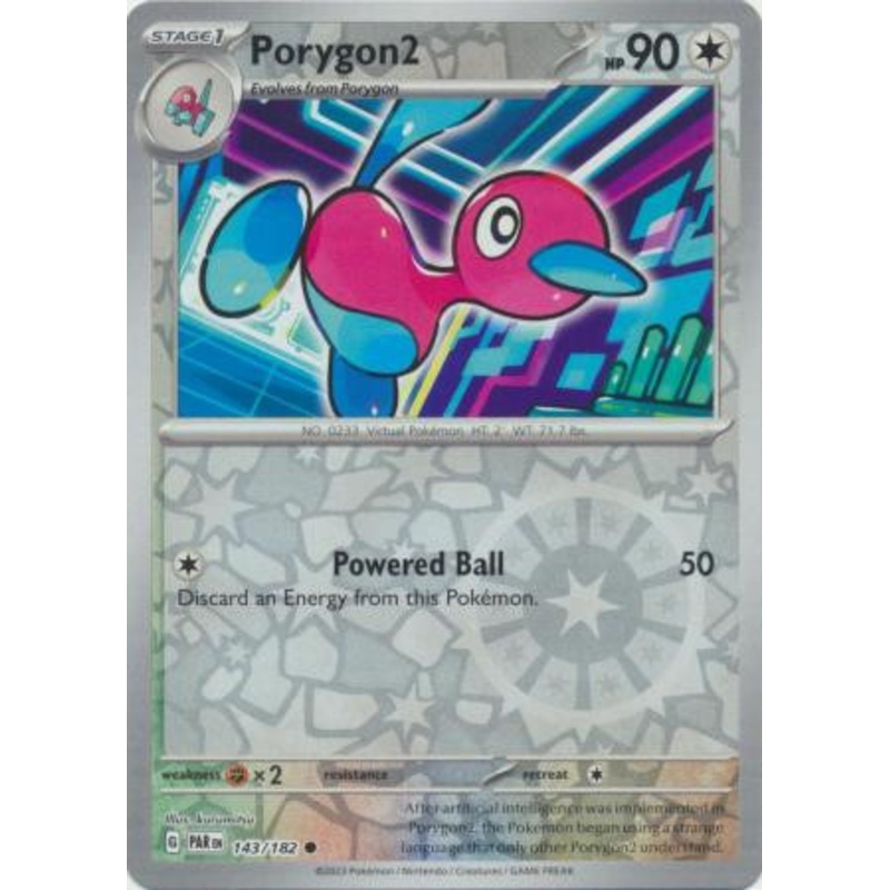 SV Paradox Rift 143/182 Porygon2 (Reverse Holo)