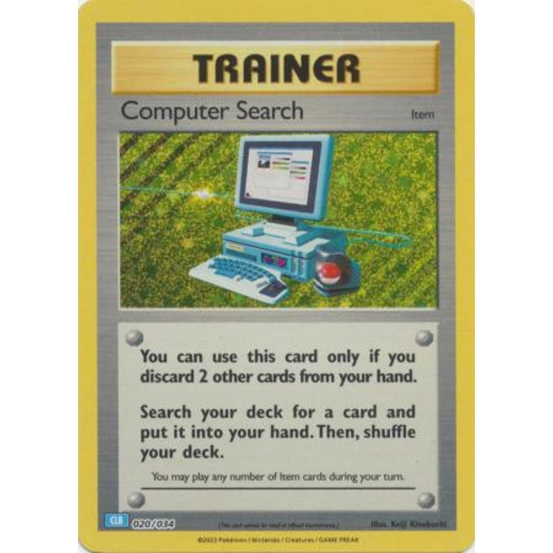 TCG Classic Collection: Blastoise Deck 020/034 Computer Search (Holo)