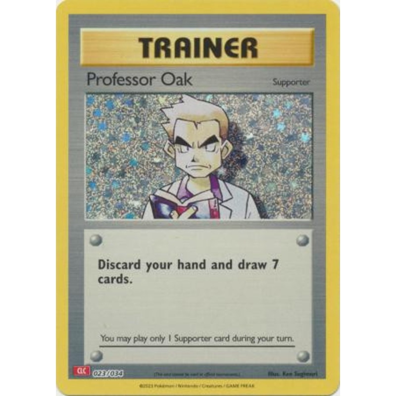 TCG Classic Collection: Charizard Deck 023/034 Professor Oak (Holo)