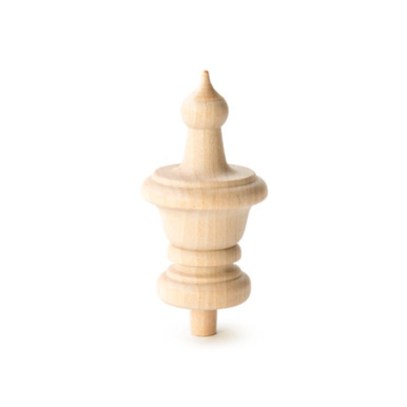 3-1/2 Wood Finial