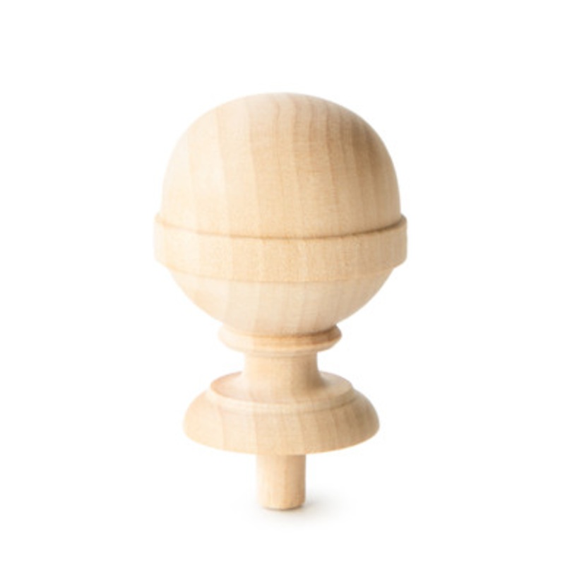3-15/16 Wood Finial