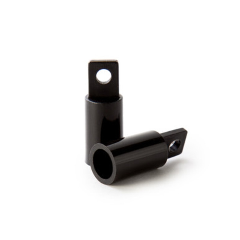 3/8 Plastic Dowel End Cap, Black