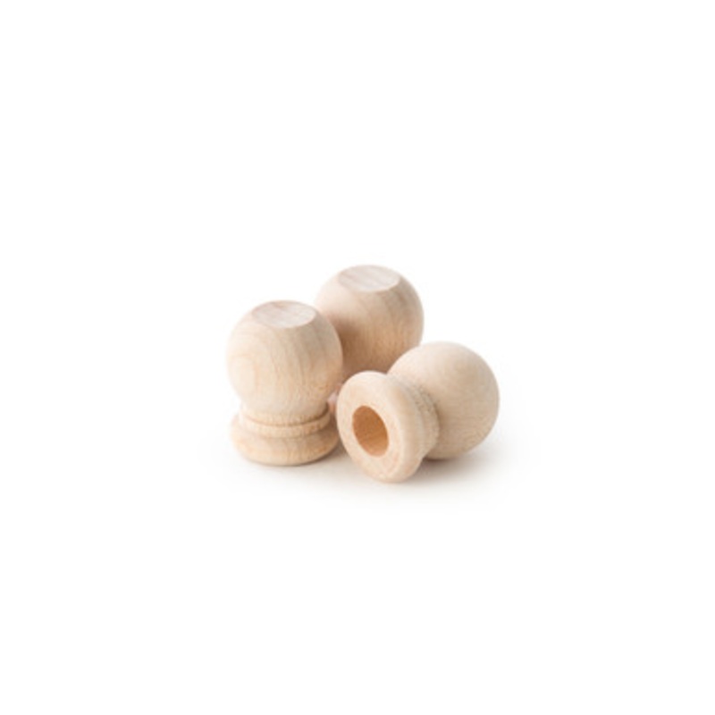 3/4 Finial Dowel Cap, 1/4 Hole