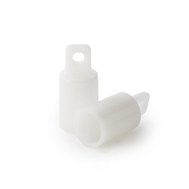 1/2 Plastic Dowel End Cap, White