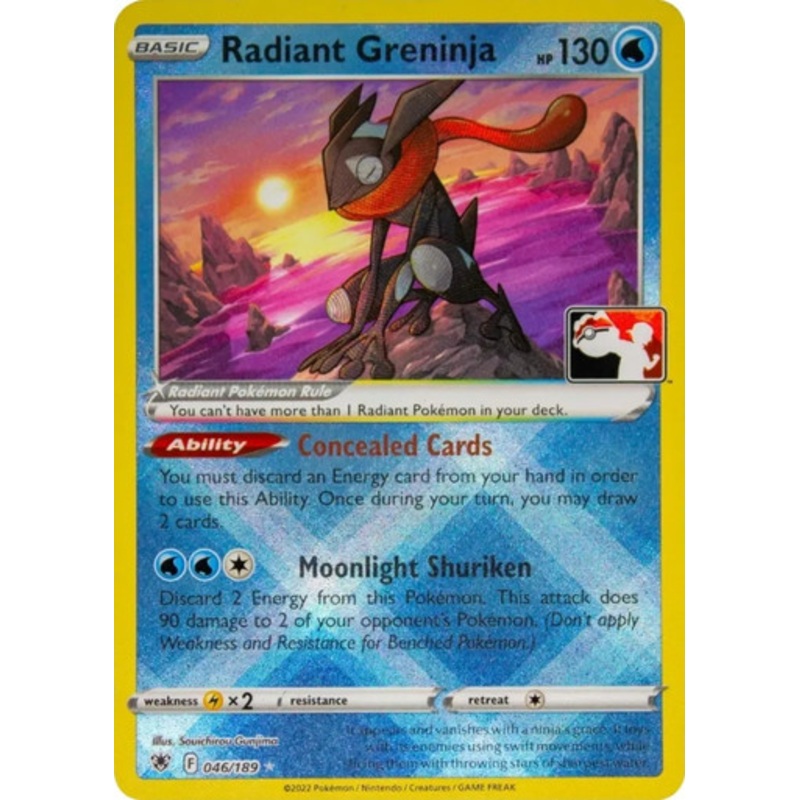 Astral Radiance 046/189 Radiant Greninja (Prize Pack League Promo)