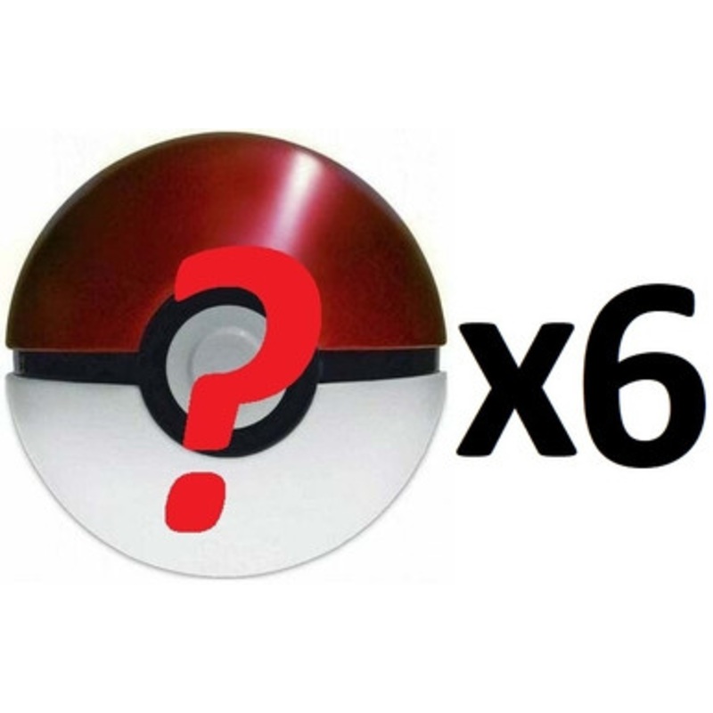 6 x EMPTY Random Pokemon Poke Ball Tin