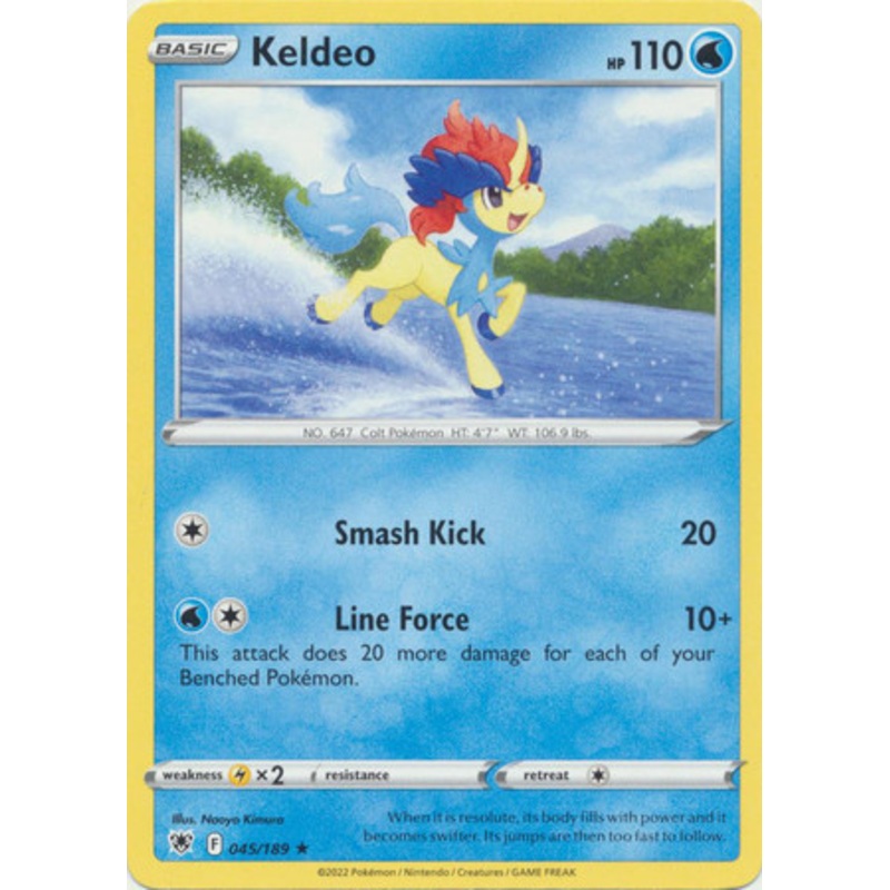 Astral Radiance 045/189 Keldeo (Non-Holo)
