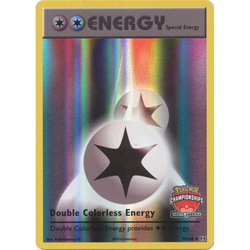 XY Evolutions 090/108 Double Colorless Energy (League Promo North America)