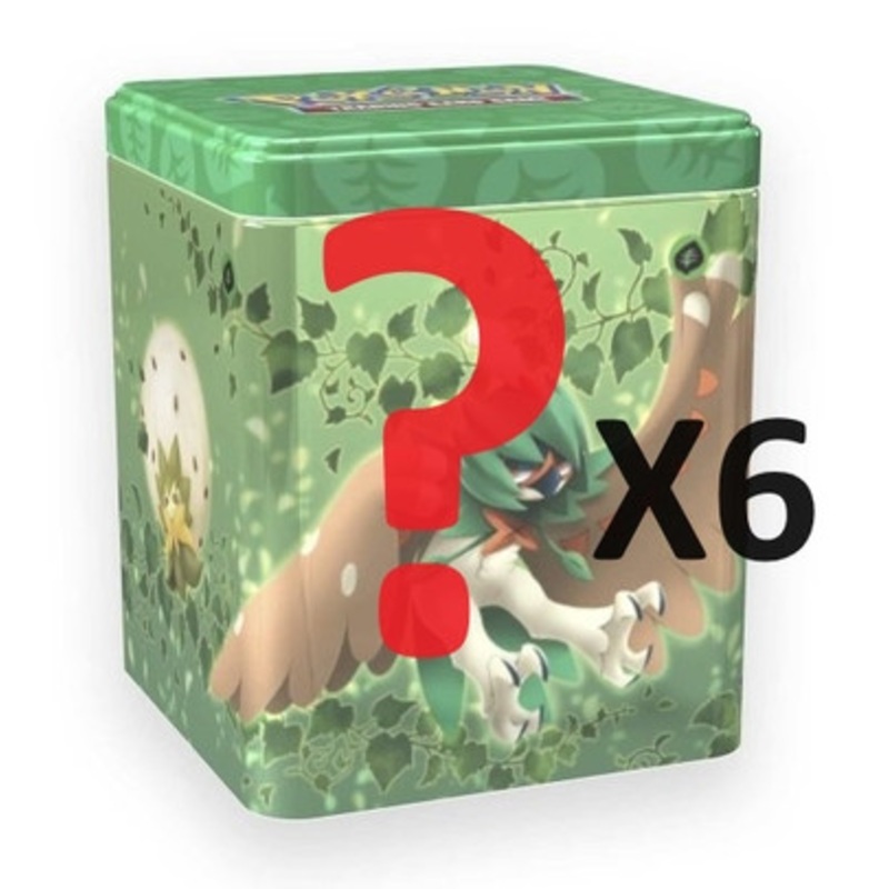 6 x EMPTY Random Stacking Tin