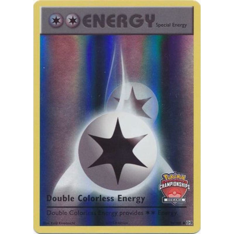 XY Evolutions 090/108 Double Colorless Energy (League Promo Oceania)