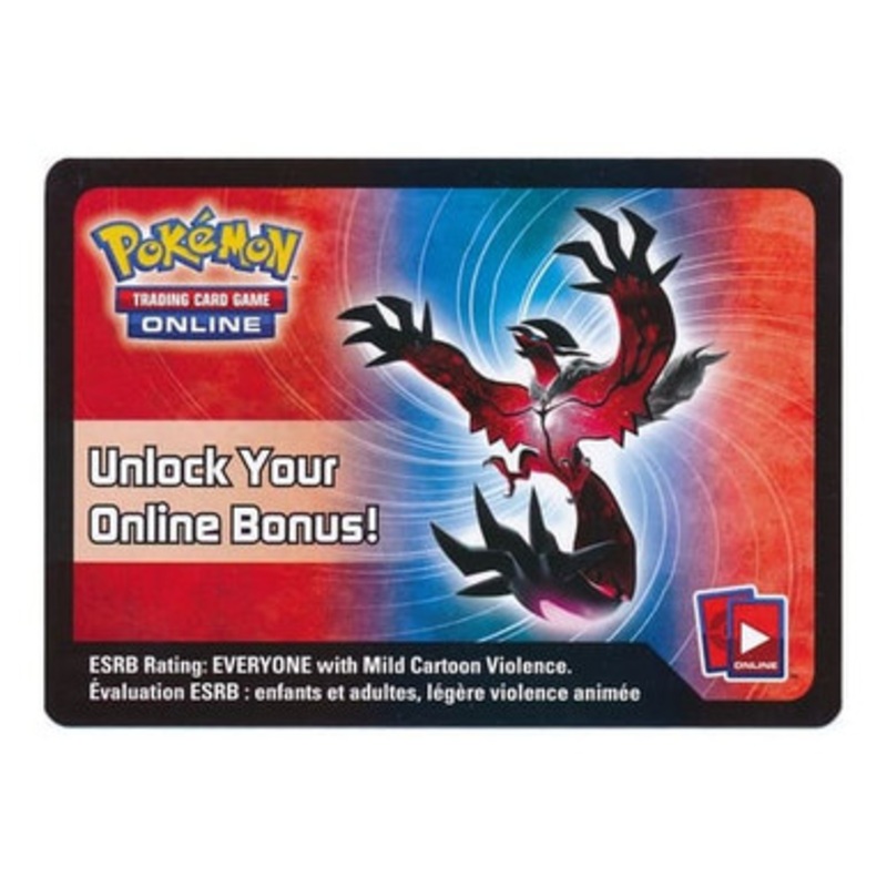 Yveltal EX TCG Online Code Card