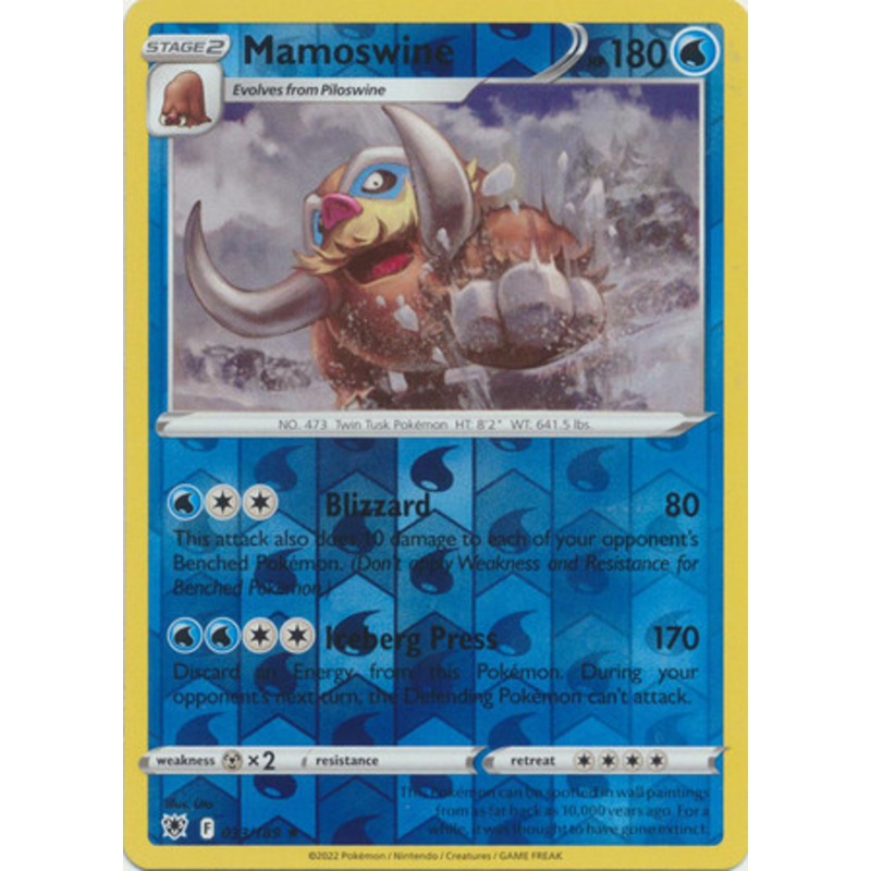 Astral Radiance 033/189 Mamoswine (Reverse Holo)