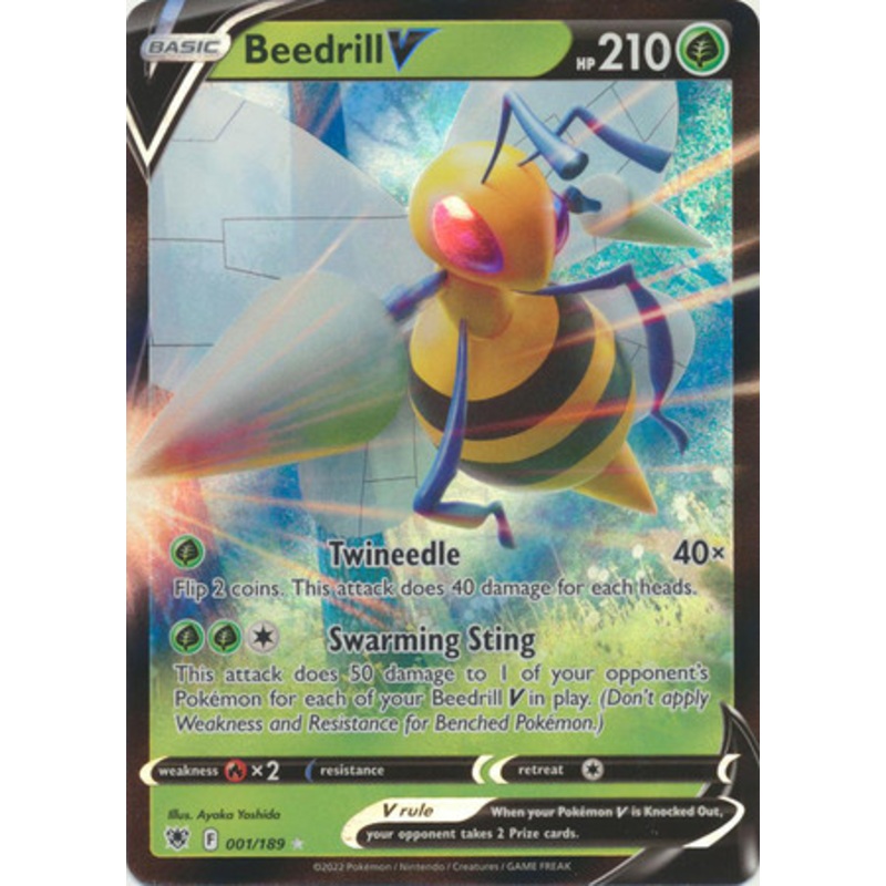 Astral Radiance 001/189 Beedrill V (Half Art)
