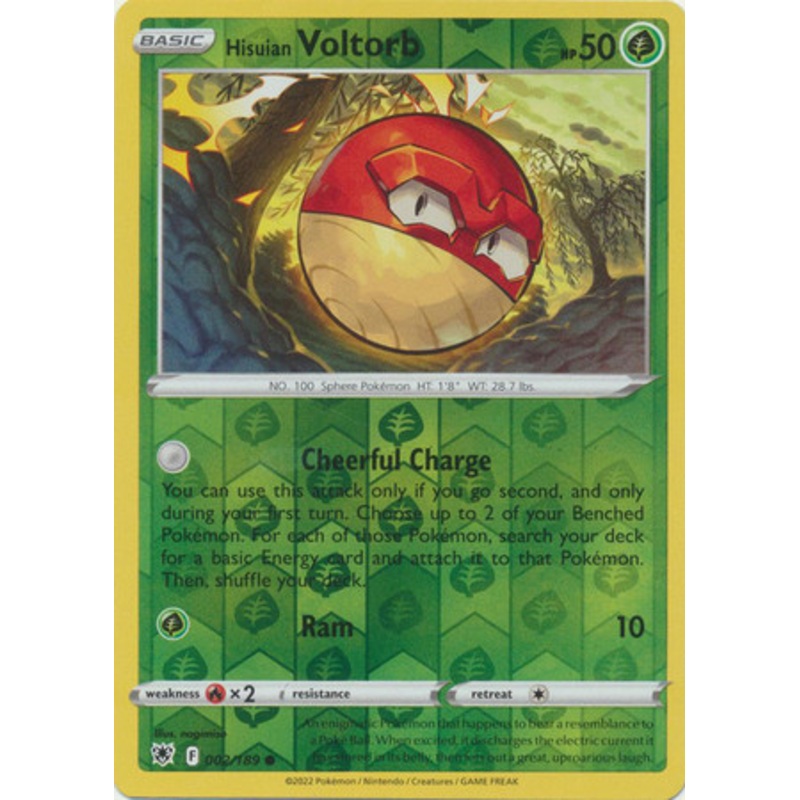 Astral Radiance 002/189 Hisuian Voltorb (Reverse Holo)