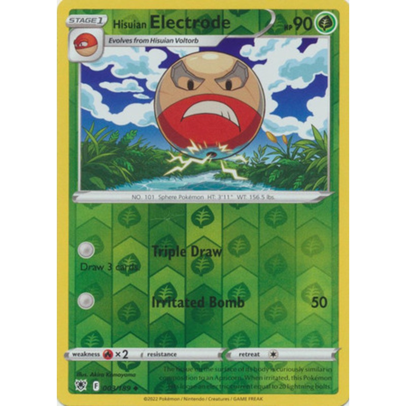 Astral Radiance 003/189 Hisuian Electrode (Reverse Holo)