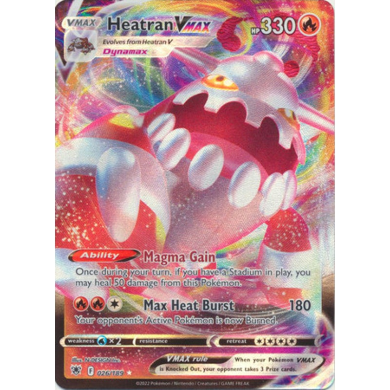 Astral Radiance 026/189 Heatran V MAX (Full Art)