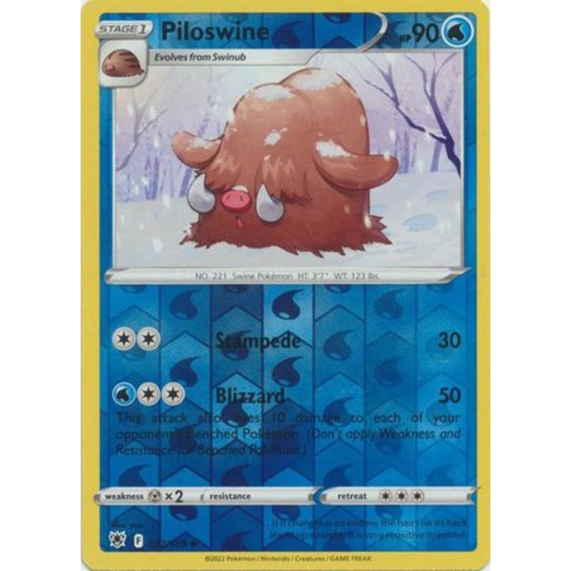 Astral Radiance 032/189 Piloswine (Reverse Holo)