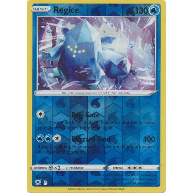 Astral Radiance 037/189 Regice (Reverse Holo)