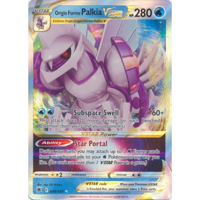 Astral Radiance 040/189 Origin Forme Palkia VSTAR (Full Art)