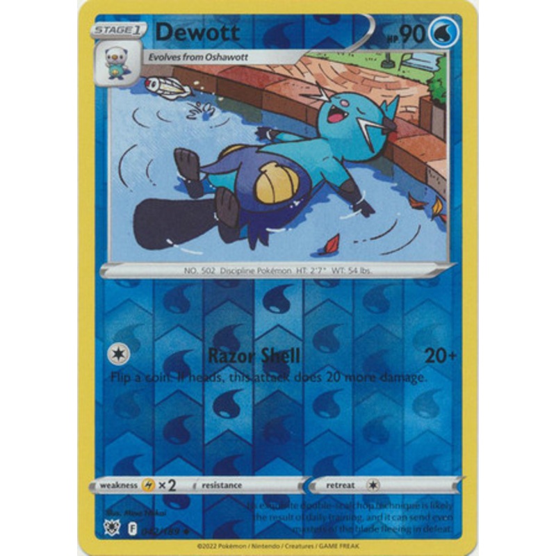 Astral Radiance 042/189 Dewott (Reverse Holo)