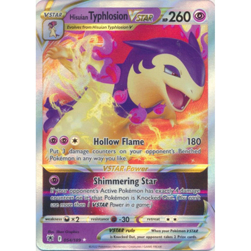 Astral Radiance 054/189 Hisuian Typhlosion VSTAR (Full Art)