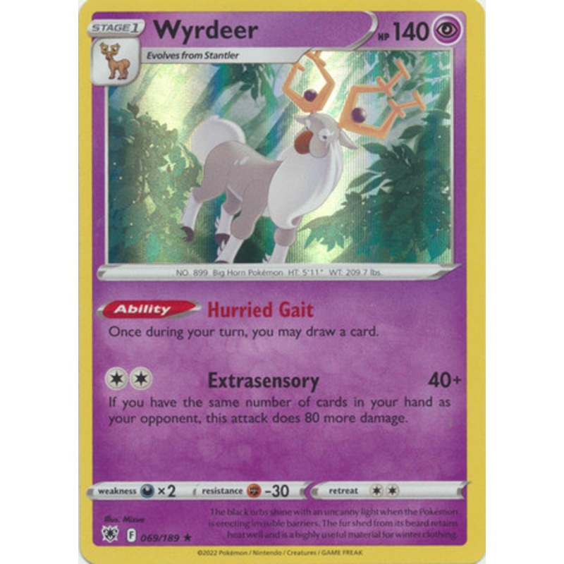 Astral Radiance 069/189 Wyrdeer (Holo)