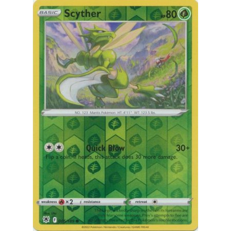 Astral Radiance 005/189 Scyther (Reverse Holo)