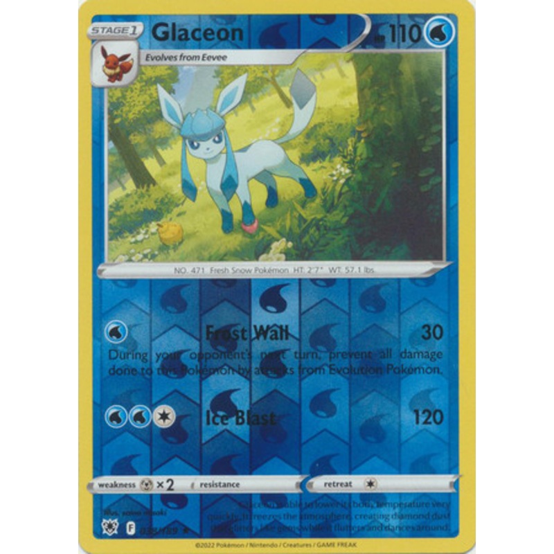 Astral Radiance 038/189 Glaceon (Reverse Holo)
