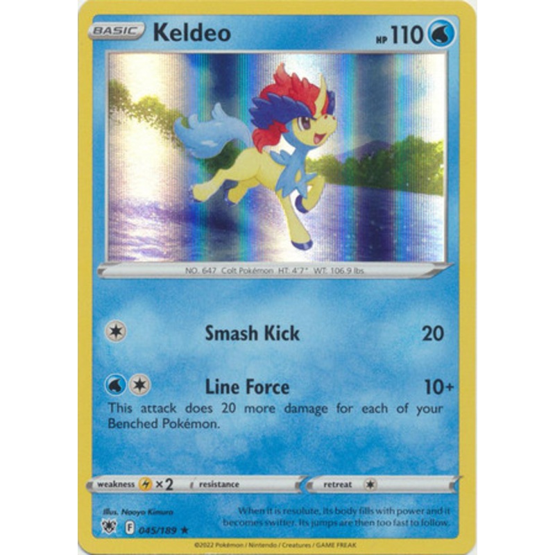 Astral Radiance 045/189 Keldeo (Holo)