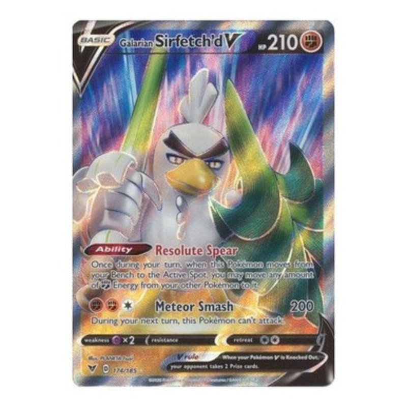 Vivid Voltage 174/185 Galarian Sirfetch’d (Full Art)