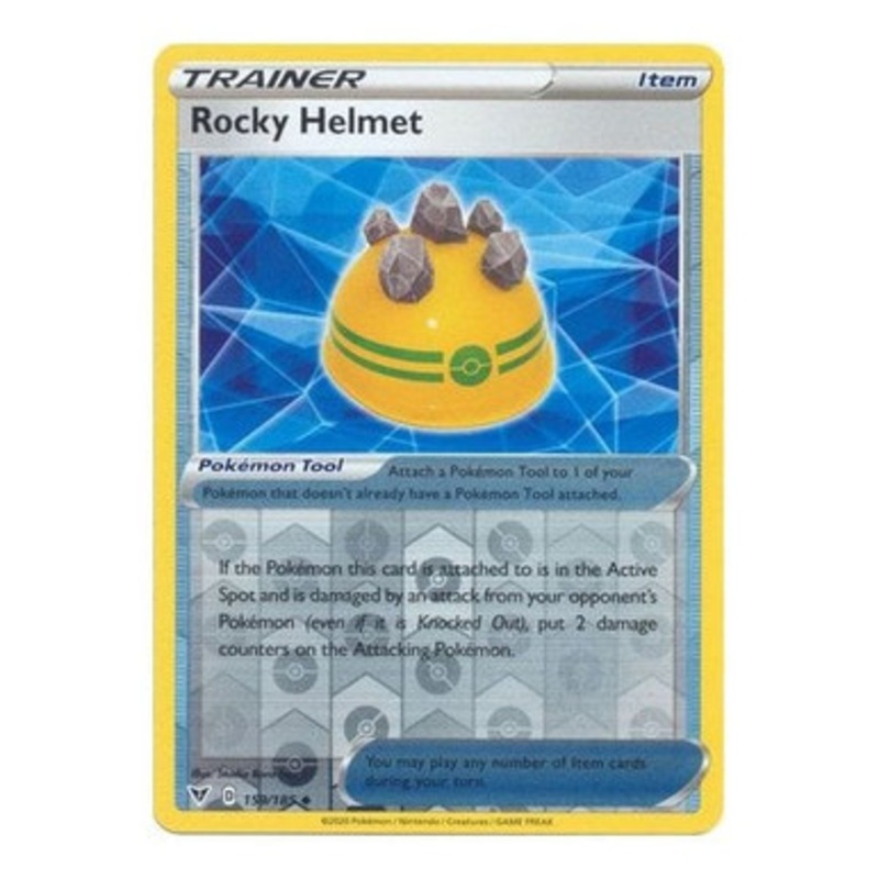 Vivid Voltage 159/185 Rocky Helmet (Reverse Holo)