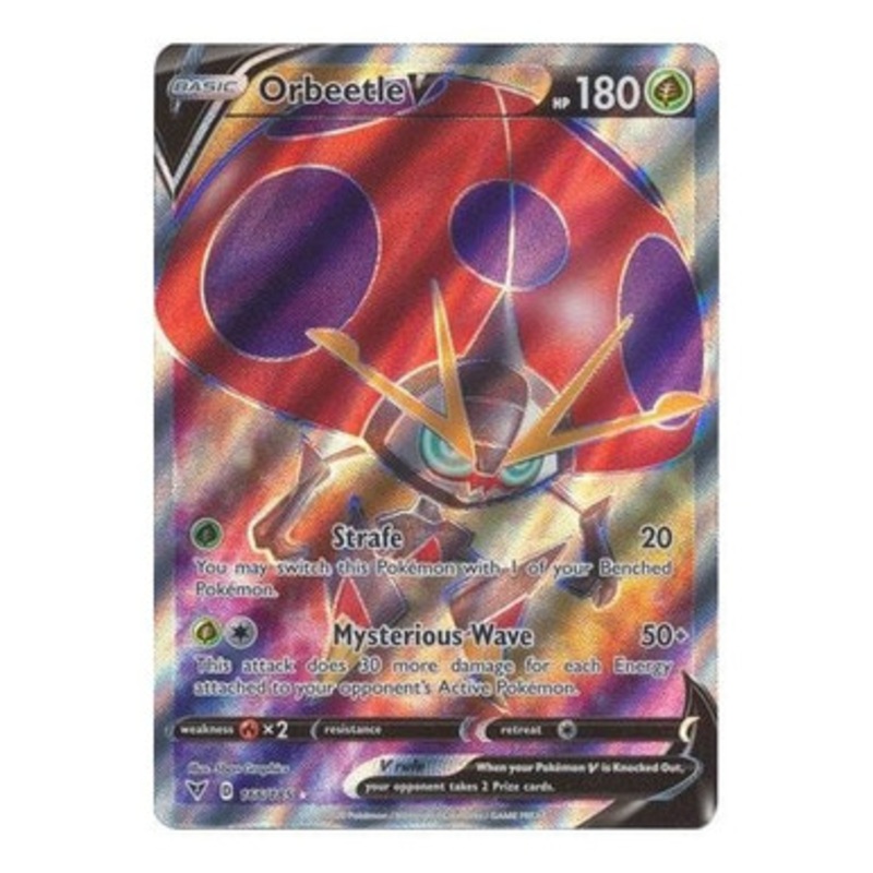 Vivid Voltage 166/185 Orbeetle V (Full Art)