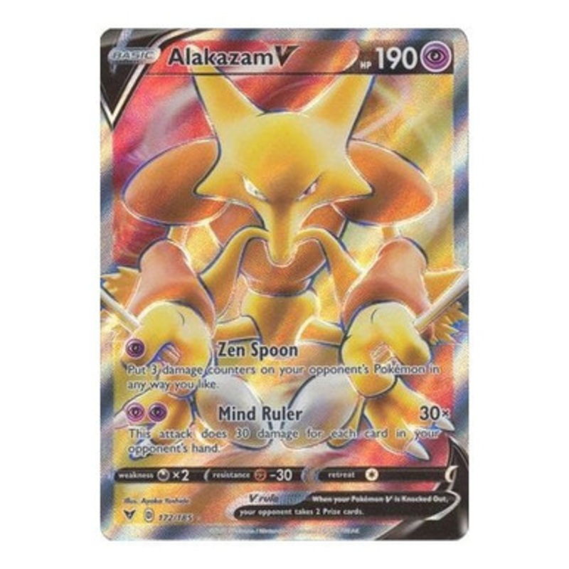 Vivid Voltage 172/185 Alakazam V (Full Art)