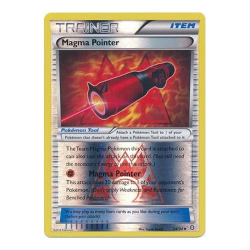 XY Double Crisis 24/34 Magma Pointer (Reverse Holo)