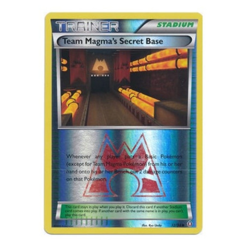 XY Double Crisis 32/34 Team Magma’s Secret Base (Reverse Holo)
