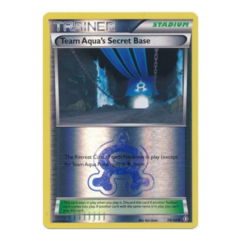 XY Double Crisis 28/34 Team Aqua’s Secret Base (Reverse Holo)