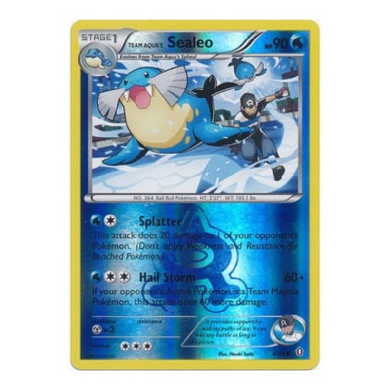 XY Double Crisis 04/34 Team Aqua’s Sealeo (Reverse Holo)