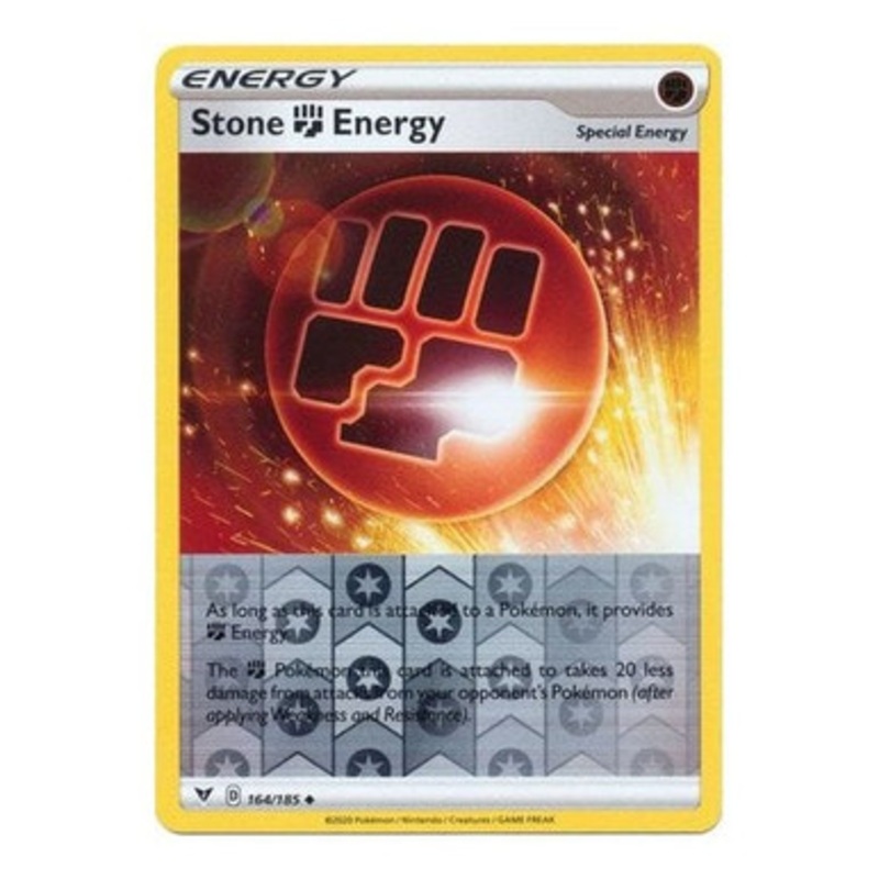 Vivid Voltage 164/185 Stone F Energy (Reverse Holo)