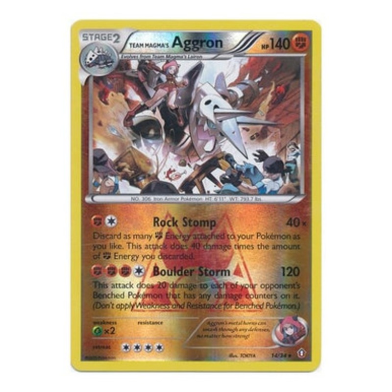 XY Double Crisis 14/34 Team Magma’s Aggron (Reverse Holo)