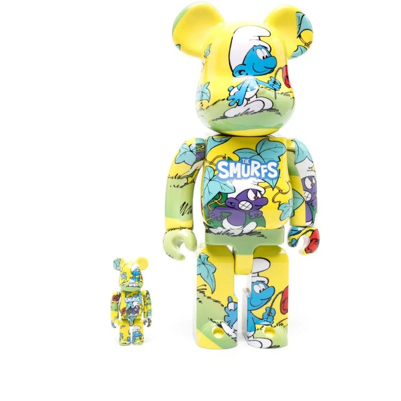 BE@RBRICK The Smurfs The Purple Smurfs 100% & 400%