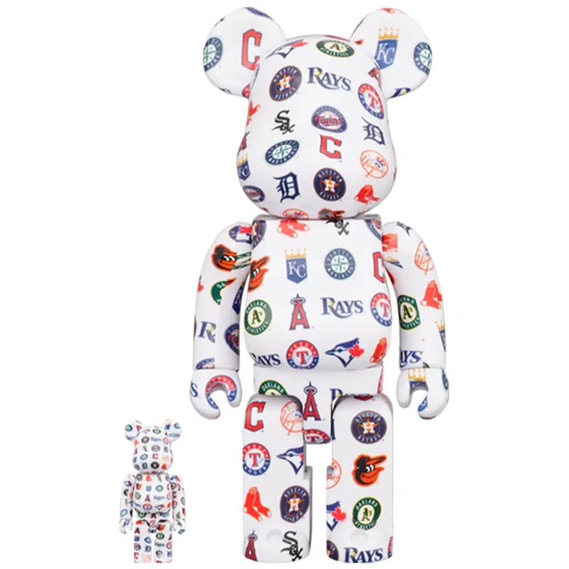 MEDICOM Bearbrick MLB American League 400% + 100%