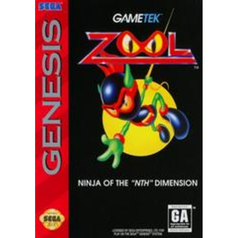 Zool Ninja of the Nth Dimension – Sega Genesis – Used (Loose)