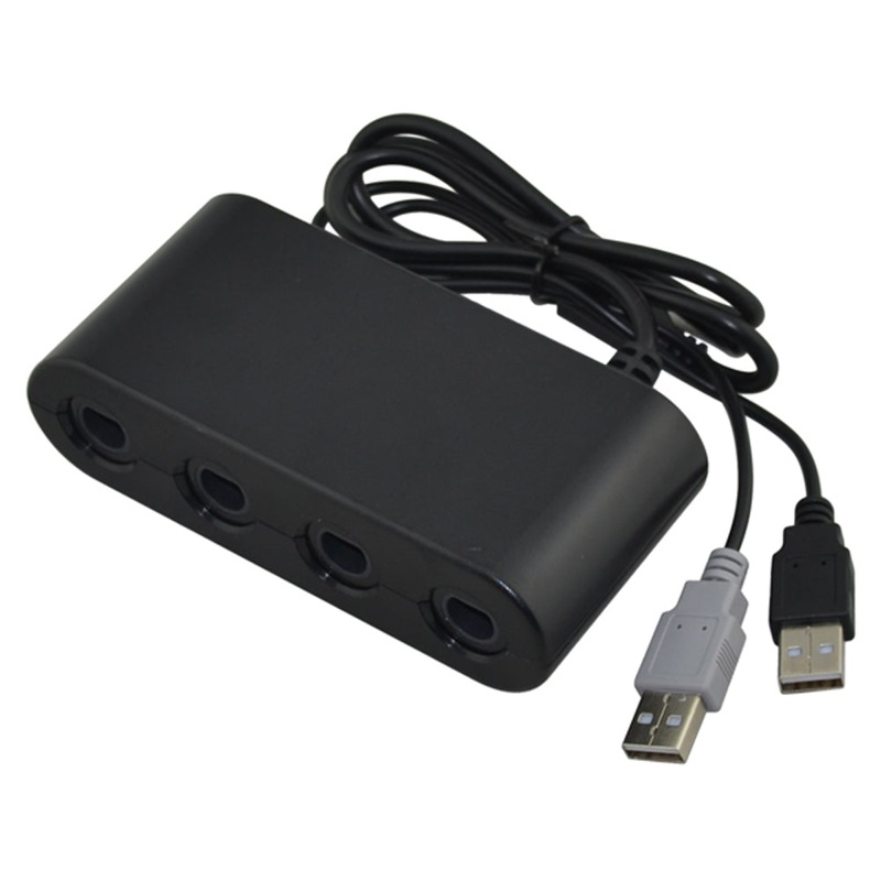 4-Port GameCube Controller Adapter for Nintendo Switch – New