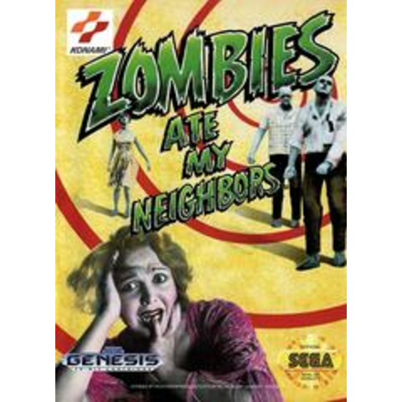 Zombies Ate My Neighbors – Sega Genesis – Used (Fair Condition)
