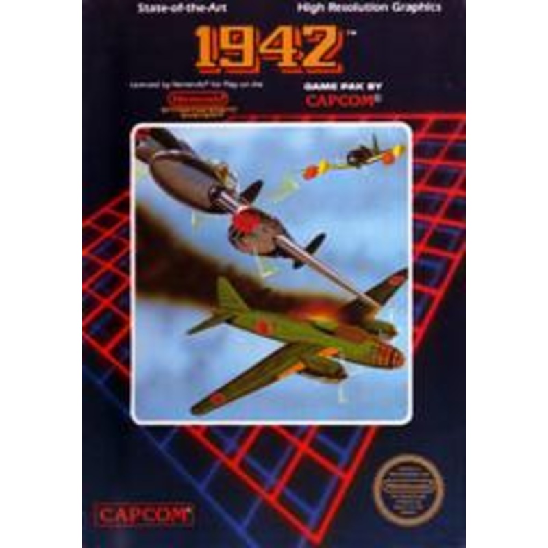 1942 [5 Screw] – NES – Used (Fair Condition)