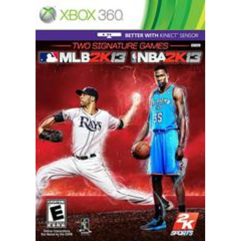 2K13 Sports Combo Pack MLB 2K13 NBA 2K13 – Xbox 360 – Used (Complete)