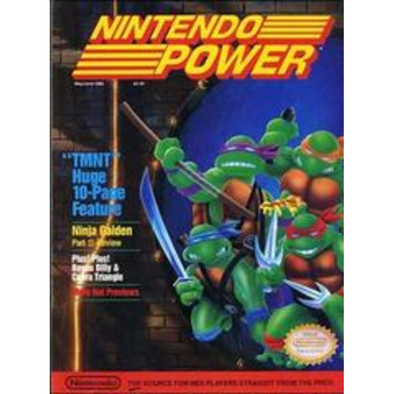 [Volume 6] Teenage Mutant Ninja Turtles – Nintendo Power – Used (Fair Condition)